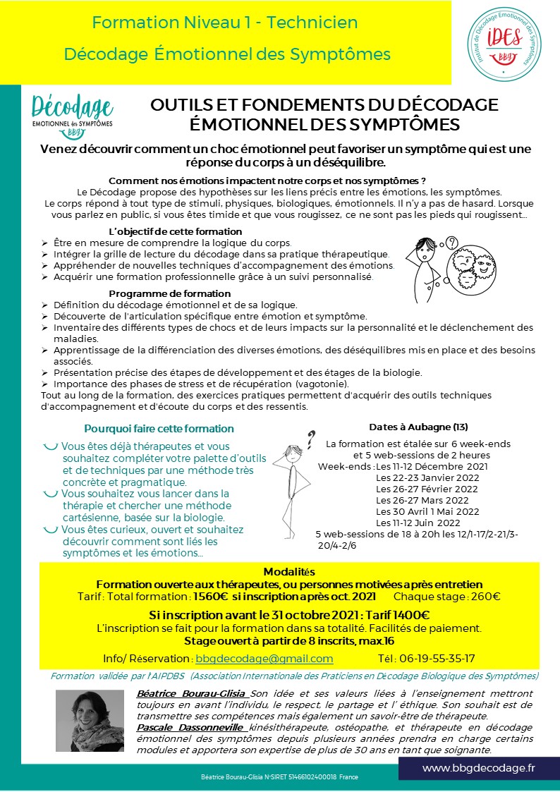 FORMATION DECODAGE BIOLOGIQUE