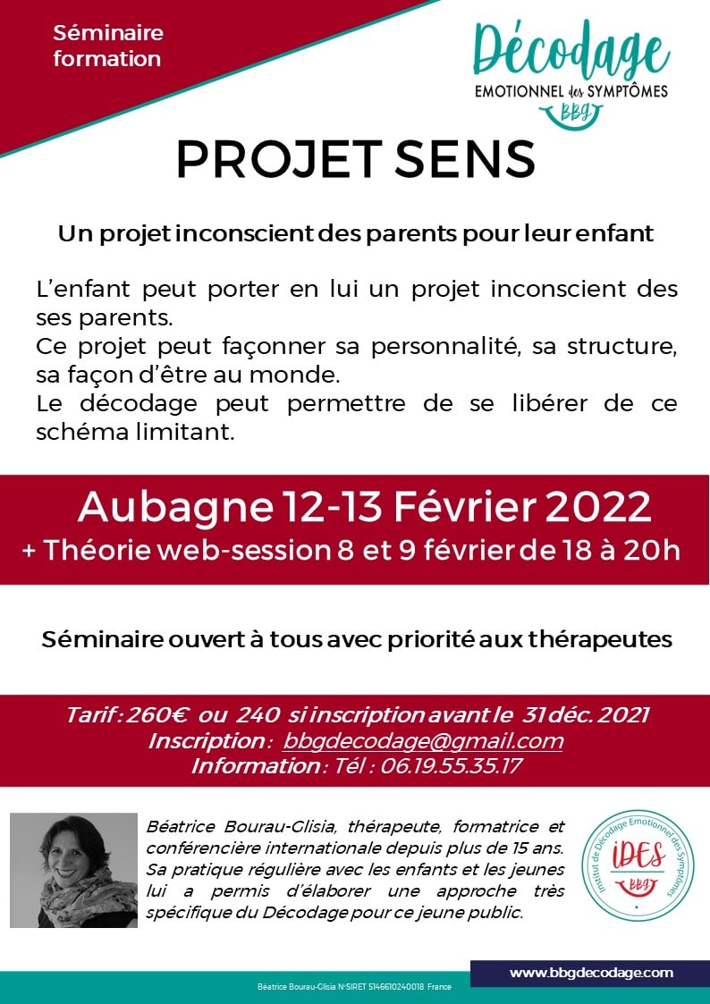 Projet sens décodage biologique