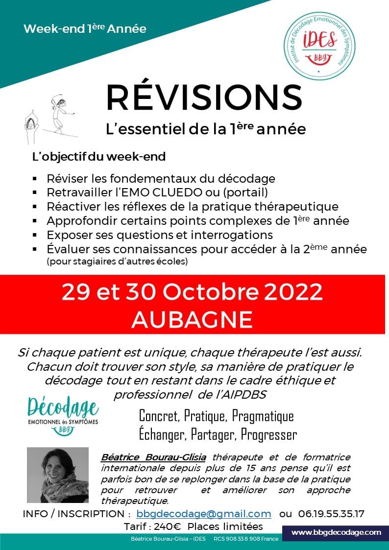 Décodage biologique révisions