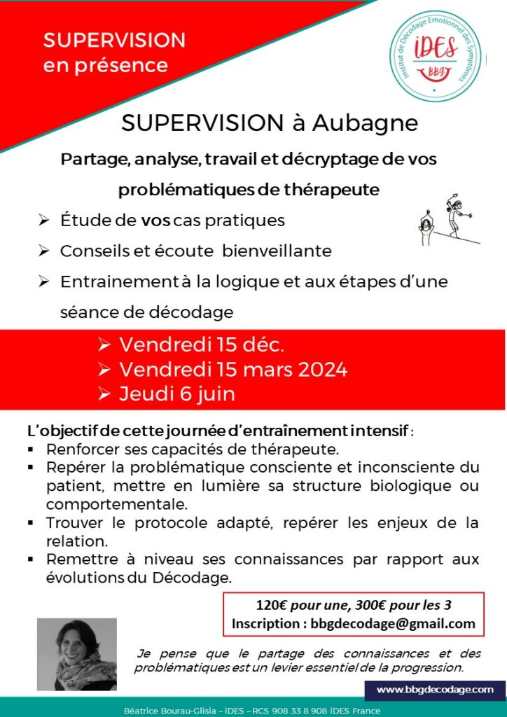 supervision décodage biologique