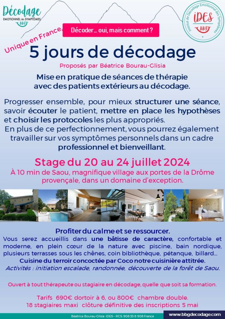 stage décodage