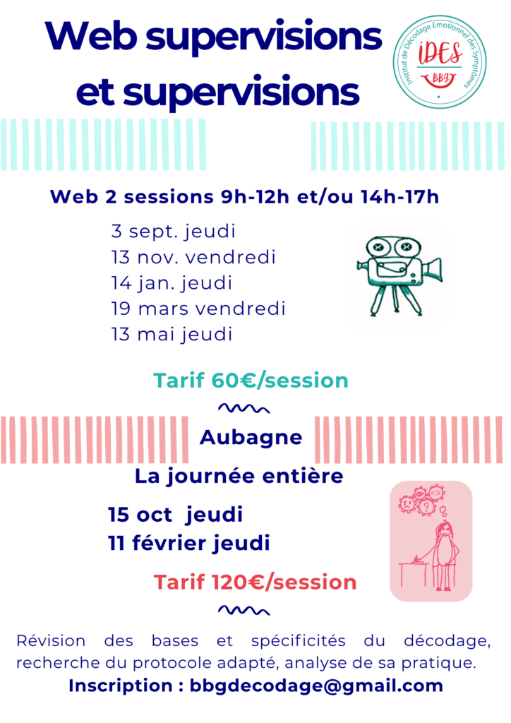 BBG Décodage biologique - Web supervision supervision et web supervision décodage émotionnel